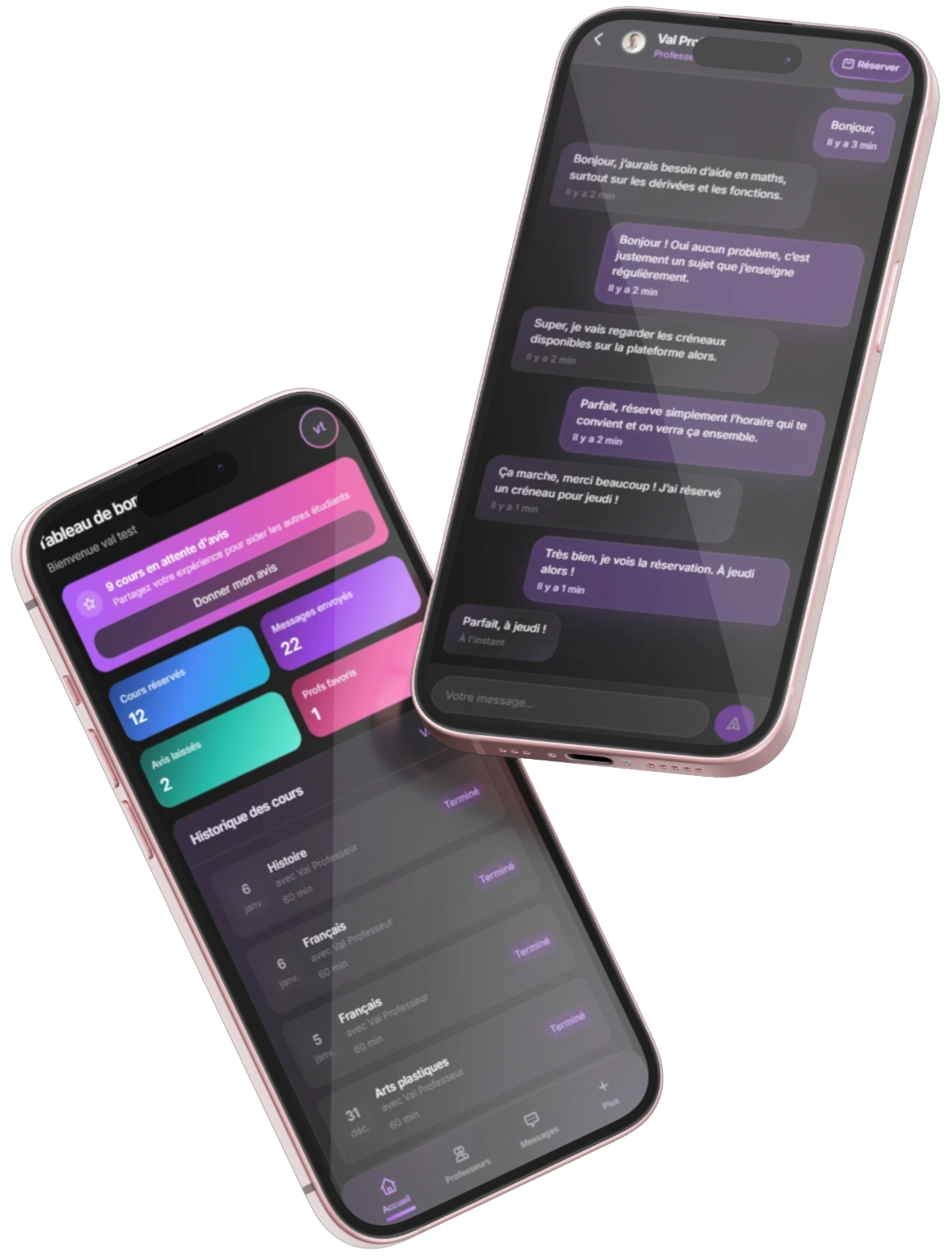 Academ mobile app preview